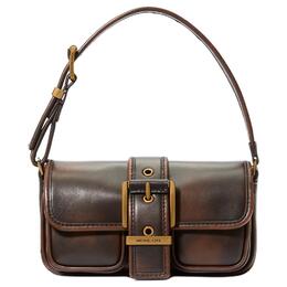 Кожаная сумка, кросс-боди экстра мал Michael Kors 32f4abau0t-chocolate