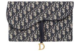 Christian Dior Тканевый клатч Saddle Regular женский blue s5698ctzq-m928 | blue