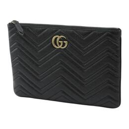 Gucci Кожаный клатч унисекс черный 320210kwa890010