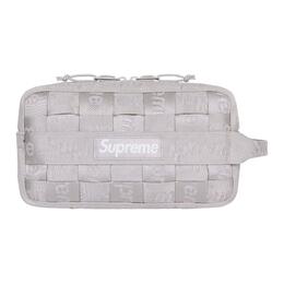 Тканевый клатч Regular Unisex Gray Supreme, серый sup-ss24-523 | gray