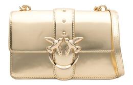 Кожаная сумка через плечо, женская золотая Pinko 100059-a1jd-zzlb