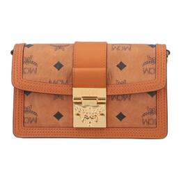 Сумка через плечо с цепочкой и принтом логотипа MCM mwreaxt05co