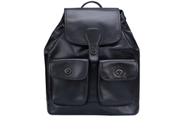 Coach Кожаный рюкзак Heritage Large мужской black c1265-qbbk