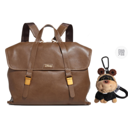 Disney Рюкзак Mickey PU Regular коричневый черный bmk-72117 | maillard style-backpack[includes box+shoulder strap+charm]
