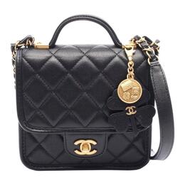 Chanel Сумка мини женская black из зерненой кожи as3652-b21400-94305