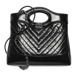 Chanel Миниатюрная женская сумка из ягненка черная as4133-b22047-94305