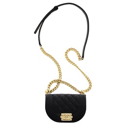 Chanel Бархатная поясная сумка женская black as3315-b08353-94305