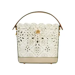 Tory Burch Сумка-ведро из кожи с монограммой Т 148954-104