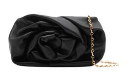 Burberry Женская клатч из ягненка черного цвета 80791871