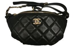 Chanel Поясная сумка из овчины женская black as4538-b14862-94305