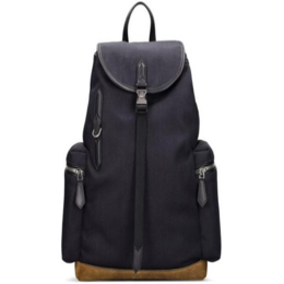 Bally Cliford рюкзак большой мужской из нейлона с замшей midnight blue 6303154