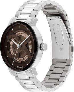 Мужские часы Calvin Klein CK Iconic - 40 мм, 3 часа, автоматический подзавод - браслет из нержавеющей стали - водонепроницаемость 30 метров - механизм с автоподзаводом - роскошные часы - подарок для него, Silver-Brown b0dkg8bry1 | silver-brown