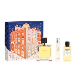 Hermes Mens Terre d'Hermes Pure Perfume Gift Set 3346130022909