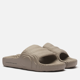 adidas: Бежевые шлёпанцы  Originals