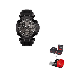 Часы мужские кварцевые race collection, 43 мм, серый циферблат, корпус из нержавеющей стали, ремешок из силикона Tissot, серыйWatch Dial t115.417.37.061.03