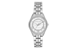 Часы LAURYN Collection Cole с кварцевым механизмом, серебристый циферблат, женские, MK3900 Michael Kors, серебряный Strap MK3900 mk3900单表