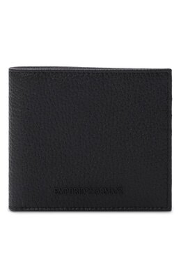 Emporio Armani: Чёрный кошелёк 