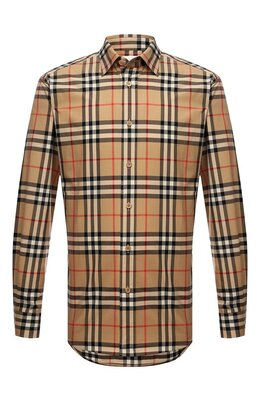 Burberry: Хлопковая рубашка 