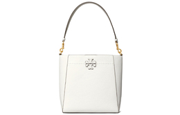 Кожаная сумка через плечо из коровьей кожи большая женская цвет слоновая кость белый Tory Burch, Set (Bag+Dust Bag) 73338-100