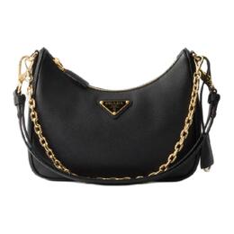 Сумка через плечо мини women's black Prada, Set (Bag+Dust Bag) 1bc204_nzv_f0632_v_qom