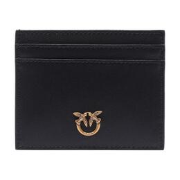 Женский кардхолдер из телячьей кожи черный Pinko, Set (Bag+Dust Bag) 103762-a0f1-z99q