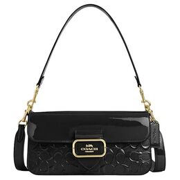 Сумка через плечо Morgan Cow Leather, женская черная Coach, Set (Bag+Dust Bag) cv399-imblk