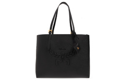 Сумка через плечо Embossed Leather, средний размер, женская, черная MCM, Set (Bag+Dust Bag) mwpesac06bk001