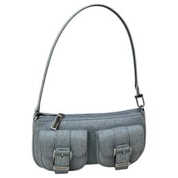 Джинсовая сумка через плечо Regular женская небесно- Michael Kors, Set (Bag) 32s5szcu5c-sapphireblue