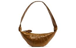 Croissant Series Coated Cotton сумка-круассан сумка-козлиный рог кроссбоди сумка через плечо унисекс Umber Lemaire, Set (Bag+Dust Bag) bg0003-lf1073-褐色