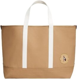Большая холщовая сумка-тоут Tommy Hilfiger с карманом и плечевыми ремнями, Safari Canvas b0fw2yf98f | safari canvas