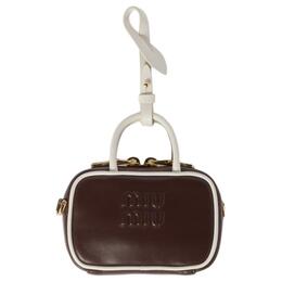 Сумка через плечо beau calfskin, кроссбоди, мини-женская heather & white Miu Miu, Box(Set+Box) 5nr020_2ibp_f03xh