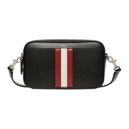 Кожаная мужская наплечная сумка через плечо черного цвета Bally, Set (Bag+Dust Bag) 6310495