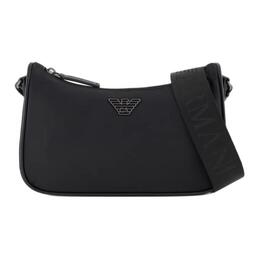 Полиамидная сумка через плечо, мини кроссбоди мужская black Emporio Armani, Set (Bag+Dust Bag) em001808-af13454-uc001