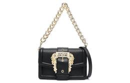 Полиэстеровая женская сумка через плечо черная Versace, Set (Bag+Dust Bag) 75va4bfczs413899