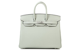 Сумка Birkin Togo Calfskin And Cow Leather Combo Birkin Bag для женщин 0W Snow Gray Ice Crystal Gray Hermes h041344ck0w