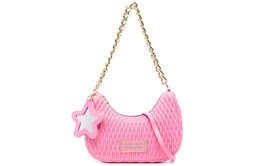 Сумка из полиуретана, женская сумка через плечо, кроссбоди розовая Versace, Set (Bag+Dust Bag) 75va4bo1zs818461