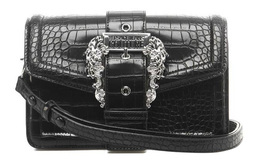Сумка через плечо из полиуретана, женская серая black Versace, Set (Bag+Dust Bag) 75va4bf1zs578899