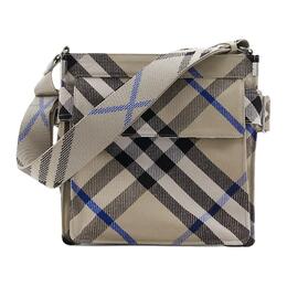 Хлопковая жаккардовая сумка через плечо, мужская сумка Lichen Burberry, Set (Bag+Dust Bag) 80950121