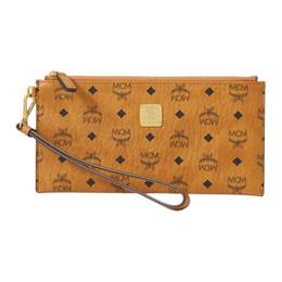 Aren Coated Canvas с кожаным клатчем Large женский коричневый MCM, Set (Bag+Dust Bag) myafsta01co001