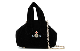 Вельюровая сумка через плечо кроссбоди мини женская черная Vivienne Westwood, Shopping Bag Set(Set+Shopping Bag) 45030010w00bxpf