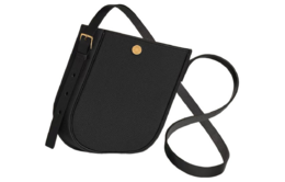 Сумка кросс-боди, наплечная сумка Perspective Cavaliere Togo из телячьей кожи с кожей Hunter Cow, унисекс Black Hermes, Z Stamp h082978ccaa