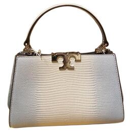 Элеонор Кожаная Сумка Мини Женская Белая Tory Burch, Set (Bag+Dust Bag) 170504-100