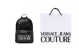 Полиуретановый рюкзак Men's Black & White Versace, Shopping Bag Set(Set+Shopping Bag) 75ya4b70-zg128-ld2