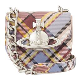 Кожаная сумка через плечо из коровьей кожи для женщин серый белый Vivienne Westwood, Shopping Bag Set(Set+Shopping Bag) 1220951524-901