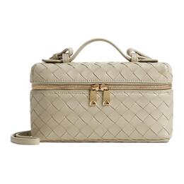 Косметичка из коровьей кожи женская beige Bottega Veneta, Set (Bag+Dust Bag) 789109v3iv19615