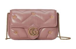 Сумка GG Marmont через плечо, мини кроссбоди женская pink Gucci, Box(Set+Box) 768293-aacpg-5820