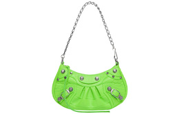 Женская мини-сумка Le Cagole с цепочкой, крокодиловый принт, ярко- Balenciaga, Set (Bag+Dust Bag) 69581423eiy3817