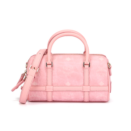 Сумка через плечо Aren Visetos с отделкой из кожи Nappa, кросс-боди, мини-женская Pink MCM, Set (Bag+Dust Bag) mwbbaer01qz001