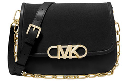 Сумка-мессенджер PARKER из замши с кожаными вставками, портативная сумка через плечо, женская сумка через плечо black Michael Kors, Set (Bag+Dust Bag) 30f2g7pc5s001-black