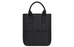 Покрытая холстом сумка-шоппер, шоппер, маленькая мужская сумка черная Givenchy, Set (Bag+Dust Bag) bku03sk1ph-001